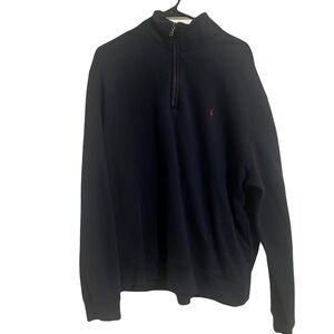 Men’s Polo Ralph Lauren Half Zip Long Sleeve Sweater XL Navy